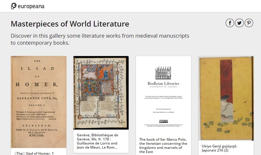 Europeana Book Month campaign