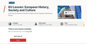 New MOOC on European History, Society and Culture – enroll now!