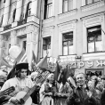 Demonstration on May 1, Leningrad USSR, 1975