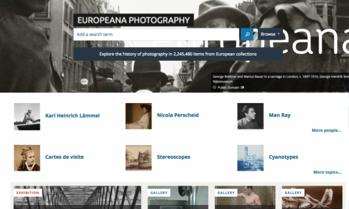 Europeana Photography: launch statistics