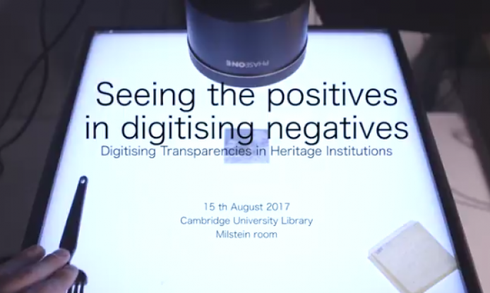 2017 Seeing the positives in digitising negatives: unconference