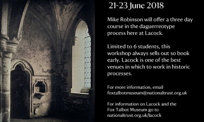 Daguerreotype at Lacock – a workshop
