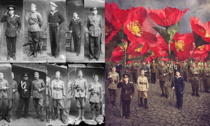 Vintage photos, public domain and creativity: Jane Long’s “Dancing with Costică” series