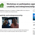 Participatory approaches for creativity and entrepreneurship – REACH workshop
