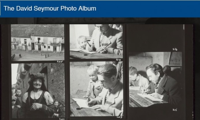 Photoreportage about the Italian campaign against illiteracy in 1950s