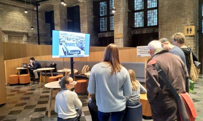 Blue Skies.. in Leuven: interactive version of the exhibition was presented at the Day of Science