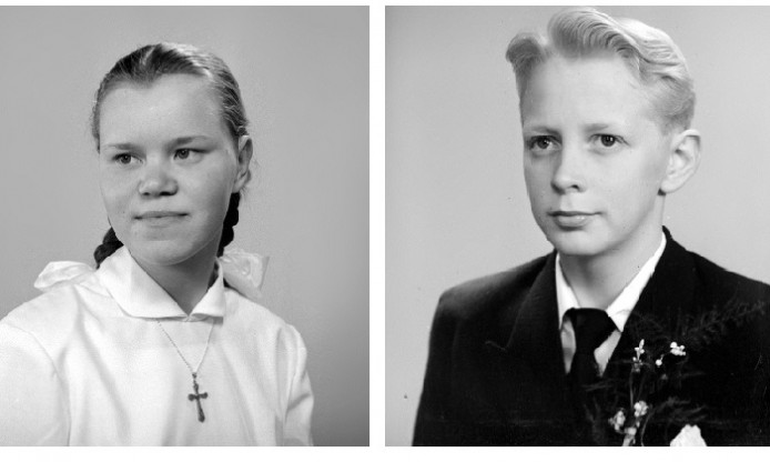 Fifties Friday: Confirmation portraits by Albin Lövqvist