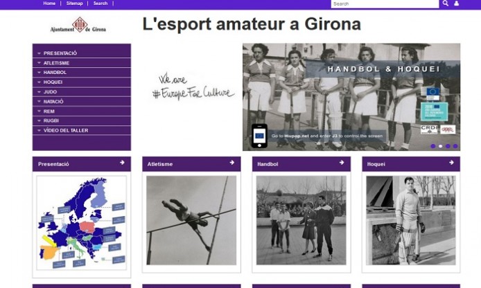 Amateur sport in Girona, virtual exhibition