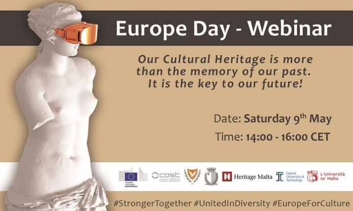 Special Webinar on Digital Cultural Heritage, 9th May 2020, 14:00-16:00 CET