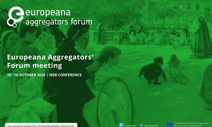 Europeana Aggregators Forum online 15-16 October 2020