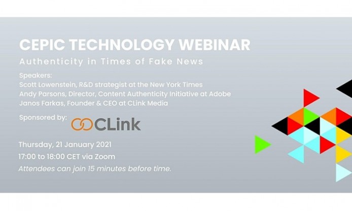 Webinar by CEPIC on Authenticity in Times of Fake News