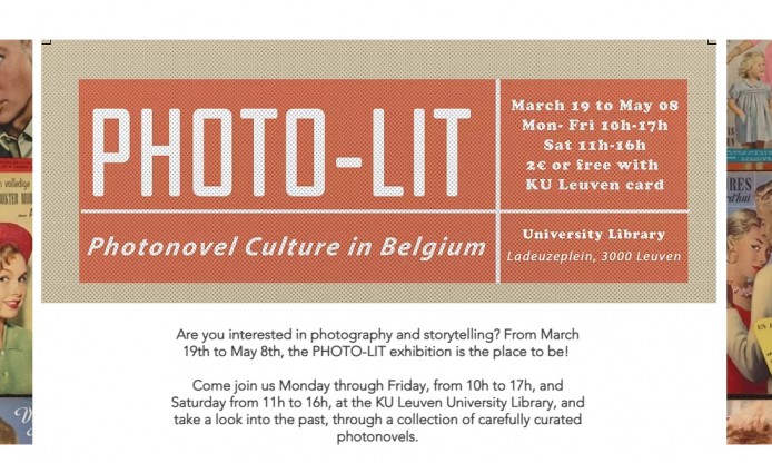 Photo-lit Photonovel Culture in Belgium, exhibition in Leuven