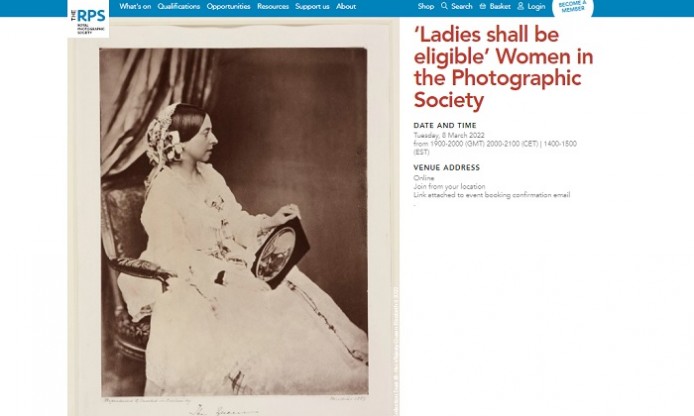 ‘Ladies shall be eligible’ – Women in the Photographic Society