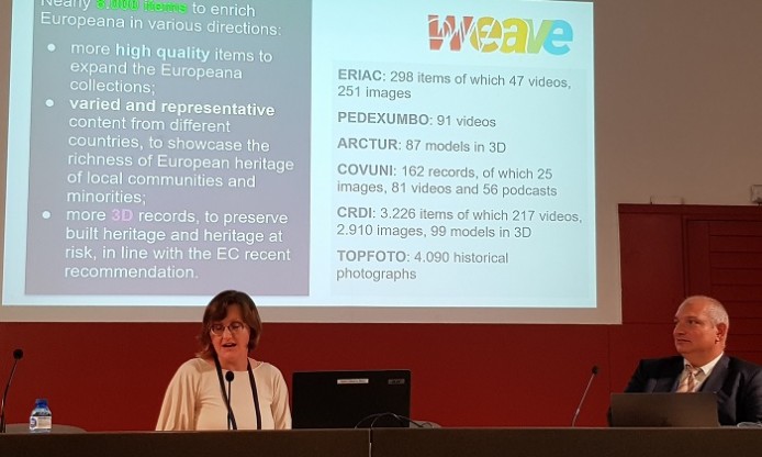 WEAVE collections, aggregated by Photoconsortium in Europeana