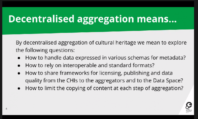 SOLID-based Decentralised Aggregation Task Force in Europeana