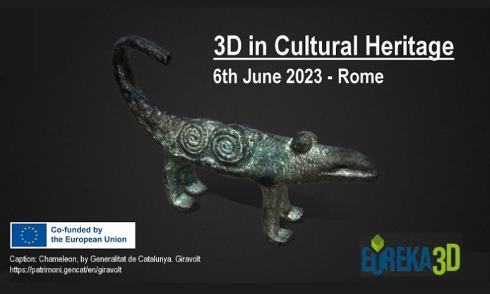 3D in Cultural Heritage, EUreka3D event in Rome, 6 June 2023