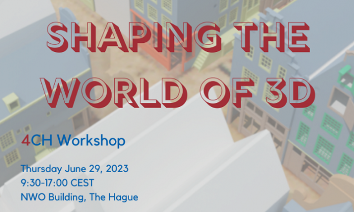 EUreka3D presented at “Shaping the world of 3D” workshop on 29 June by Valentine Charles (Europeana Foundation)