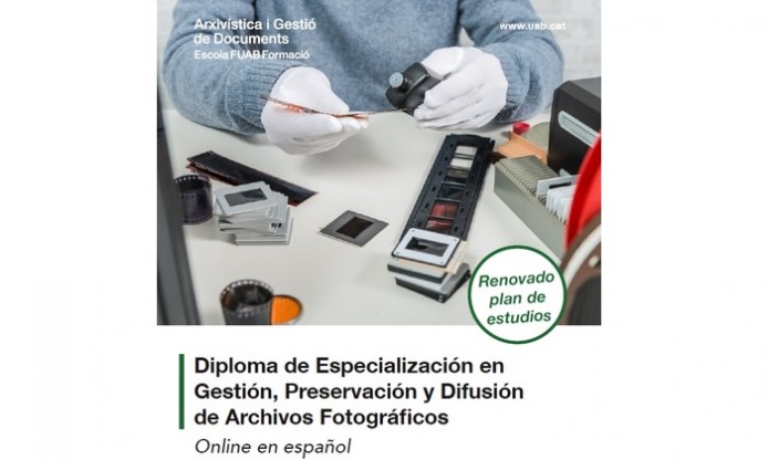 Postgraduate course in Management, Preservation and Dissemination of Photographic Archives