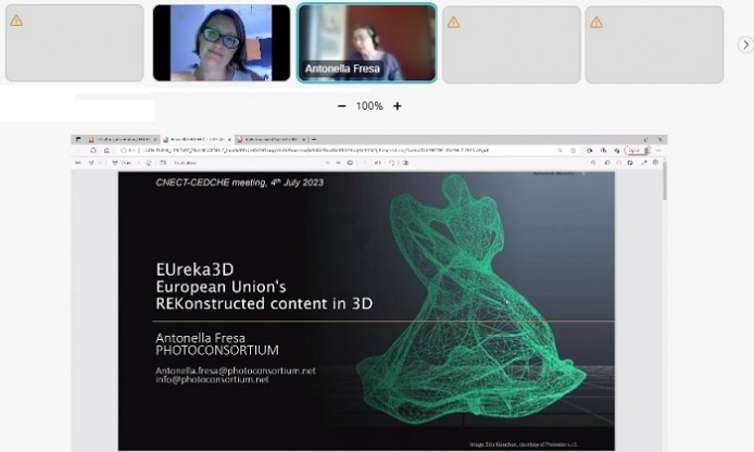 EUreka3D presented at Commission Expert Group on the common European Data Space for Cultural Heritage
