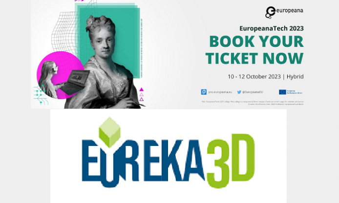 EUreka3D project partecipating in Europeana Tech Conference 2023