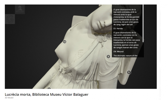 Giravolt project, associated with EUreka3D, presents 3D model of “Dead Lucretia”