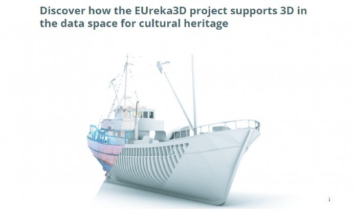 How the EUreka3D project supports 3D in the data space for cultural heritage – a new blog post on Europeana