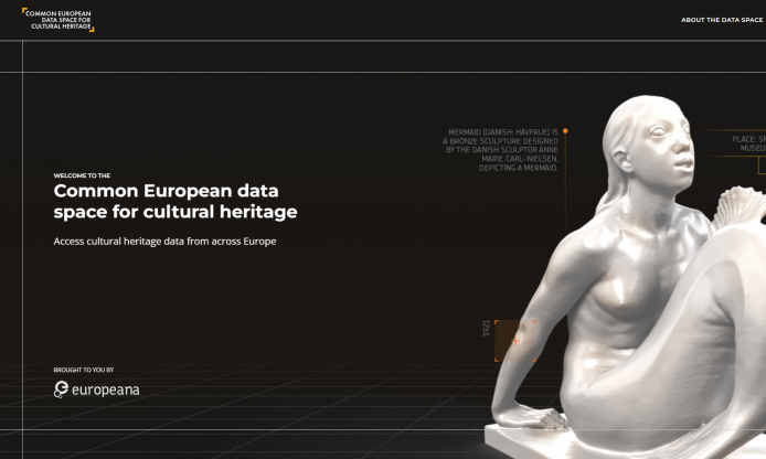 Europeana launches new webpage for the common European data space for cultural heritage
