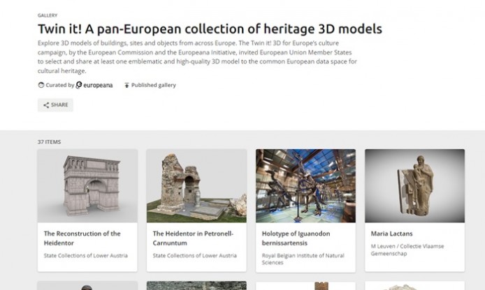 TwinIt! campaign on 3D digitized heritage in Europe