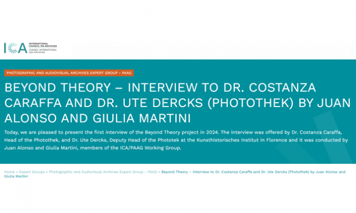 Beyond Theory third interview – to Dr. Costanza Caraffa and Dr. Ute Dercks from PHOTOTEK by ICA
