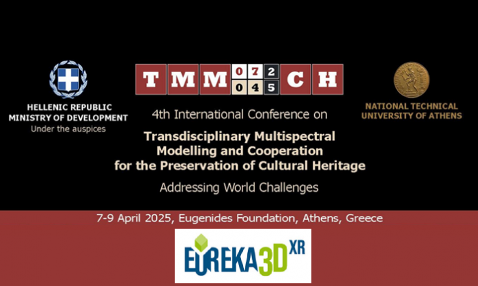 EUreka3D-XR’s specialists to be presenting at TMM-CH 2025 Conference, April 9th (14:30-16:00 EET)
