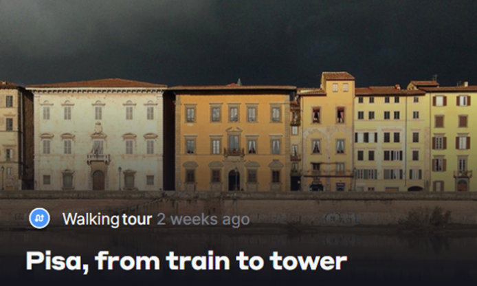 “Pisa, from train to tower”: a new walking tour in collaboration with Europeana