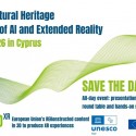 SAVE THE DATE: Digital Cultural Heritage in the Era of AI and Extended Reality