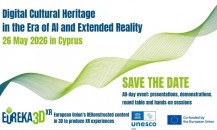 SAVE THE DATE: Digital Cultural Heritage in the Era of AI and Extended Reality