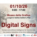Digital Signs – Human and Artificial Intelligence for the arts and the creative industries of the third millennium